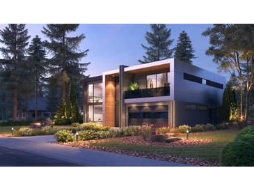 Modern two-story home with sleek design and landscaping at 1700 Adams Dr, Atlanta, GA 30311