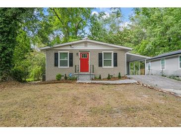 Charming ranch home with red door at 2069 Chicago Nw Ave, Atlanta, GA 30314