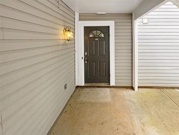 Exterior view showing home's front entryway at 6383 Wedgewood Trce, Tucker, GA 30084