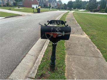 1833 Mailbox at the end of the street at 1833 Millstone Mnr, Conyers, GA 30013