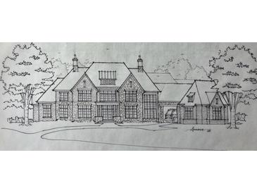 Architectural drawing of a large two-story house at 811 Woodvale Pt, Suwanee, GA 30024
