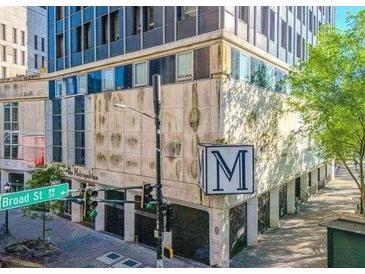 Exterior view of The Metropolitan building on Broad Street at 20 Marietta Nw St, Atlanta, GA 30303