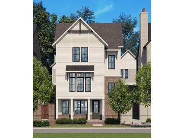 Two-story craftsman home with front porch and landscaping at 2290 Park Walke Dr, Alpharetta, GA 30009