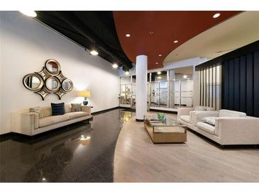 Elegant lobby with comfortable seating and modern decor at 115 W Peachtree Nw Pl # 301, Atlanta, GA 30313