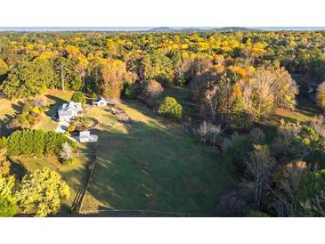 Aerial view of house and surrounding property at 2292 Acworth Due West Nw Rd, Acworth, GA 30101
