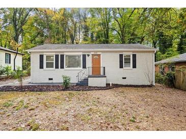 Newly renovated ranch home with a charming front porch at 3018 Wanda Sw Cir, Atlanta, GA 30315