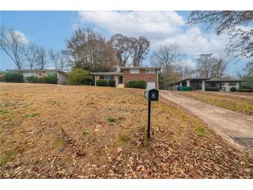 Brick ranch home with a large yard at 2378 Tyler Way, Decatur, GA 30032