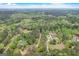 Aerial view of a property with a house nestled among lush greenery at 2421 Bethel Ne Rd, Conyers, GA 30012