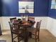 Dining room with round table and four chairs at 25 Shady Oaks Trl, Covington, GA 30016