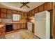 Kitchen boasts ample cabinetry, modern appliances, and a breakfast bar at 3655 Highway 81 W, Hampton, GA 30228