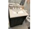 Updated bathroom with single vanity and new toilet at 2692 Peppermint Dr, Tucker, GA 30084