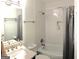 Updated bathroom with a bathtub, shower, and modern fixtures at 2692 Peppermint Dr, Tucker, GA 30084