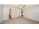 Bright bedroom with ceiling fan and plush carpeting at 10 Lady Morgan Ln, Dallas, GA 30157