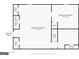 Finished basement floor plan with closets and large main space at 710 Lake Point Dr, Woodstock, GA 30189