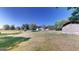 Spacious backyard with a shed and open field at 5110 Macland Rd, Powder Springs, GA 30127