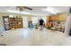 Workshop with cabinets, shelving and workbenches at 5110 Macland Rd, Powder Springs, GA 30127