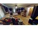 Spacious bedroom with double bed and TV at 5110 Macland Rd, Powder Springs, GA 30127