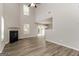 Spacious living room with fireplace and high ceilings at 281 Silver Ridge Dr, Dallas, GA 30157