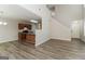 Kitchen with island and view into living room at 281 Silver Ridge Dr, Dallas, GA 30157