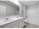Bathroom with double vanity, tub, and shower at 6904 Oak Valley Dr, Douglasville, GA 30134