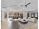 Open living space with vaulted ceiling, and kitchen view at 831 Banks Cir, Carrollton, GA 30116