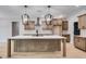 Modern kitchen with a large island and stainless steel appliances at 831 Banks Cir, Carrollton, GA 30116