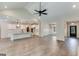Open concept living space with kitchen, dining and living areas at 1797 Star Point Rd, Carrollton, GA 30116