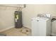 Laundry room with washer, dryer, and water heater at 1030 Mundys Mill Rd, Jonesboro, GA 30238