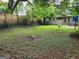 Spacious backyard with grassy area and wooden fence at 988 Herndon Nw St, Atlanta, GA 30318
