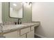 Modern bathroom with granite countertop and updated vanity at 216 Colemans Bluff Dr, Woodstock, GA 30188