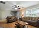 Living room with two sofas and coffee table at 3463 Madison Farm Way, Snellville, GA 30039