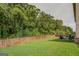 Spacious backyard with fenced perimeter at 445 Brickstone Way, Covington, GA 30016