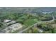 Aerial view of 54.64 acres with lake and road access at 5325 Browns Bridge Rd, Cumming, GA 30041