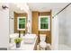 Modern bathroom with updated fixtures and a walk-in shower at 1510 Mims Sw St, Atlanta, GA 30314
