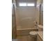 Bathroom with tub and shower combination at 449 Kara Ln, Mcdonough, GA 30253