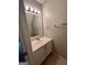 Bathroom with vanity, mirror and towel rack at 449 Kara Ln, Mcdonough, GA 30253