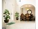 Elegant entryway with tile flooring, a formal dining room, and plants at 132 Sunflower Meadows Dr, Mcdonough, GA 30252