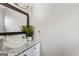 Clean bathroom with granite countertop and a vessel sink at 12 Fairway Ln, Peachtree City, GA 30269