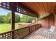 Relaxing deck with scenic views of the neighborhood at 12 Fairway Ln, Peachtree City, GA 30269