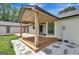 Covered patio and deck, access from sliding doors at 2752 Poplar Rd, Sharpsburg, GA 30277