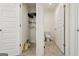 Small bathroom with toilet and storage at 104 Montgomery Dr, Stockbridge, GA 30281