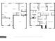 Two-story home floor plan, showing four bedrooms, multiple bathrooms and garage at 104 Montgomery Dr, Stockbridge, GA 30281