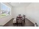 Dining room with a table, bench, and hardwood floors at 104 Montgomery Dr, Stockbridge, GA 30281