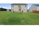 Spacious backyard with a grassy lawn at 104 Montgomery Dr, Stockbridge, GA 30281