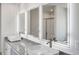 Double vanity bathroom with granite countertop and modern sinks at 114 Jacoby Dr # 111, Fairburn, GA 30213