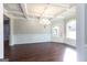 Formal dining room with hardwood floors and coffered ceiling at 230 Waltham Way, Fayetteville, GA 30214