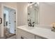 Clean bathroom with white vanity and a large walk-in shower at 1055 Church St, Smyrna, GA 30080