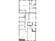 Floor plan showing bedrooms, bathrooms, and laundry at 321 Seventh Ave, Scottdale, GA 30079