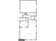 Floor plan showcasing a living room, kitchen, bathroom, study, and garage at 321 Seventh Ave, Scottdale, GA 30079