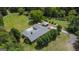 Aerial view of house and surrounding landscape at 1092 Harbins Rd, Dacula, GA 30019